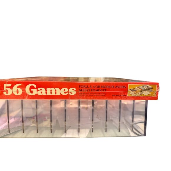 sealed new VINTAGE WHITMAN 56 GAMES IN 1 BOX collectable decor entertainment - Picture 5 of 8